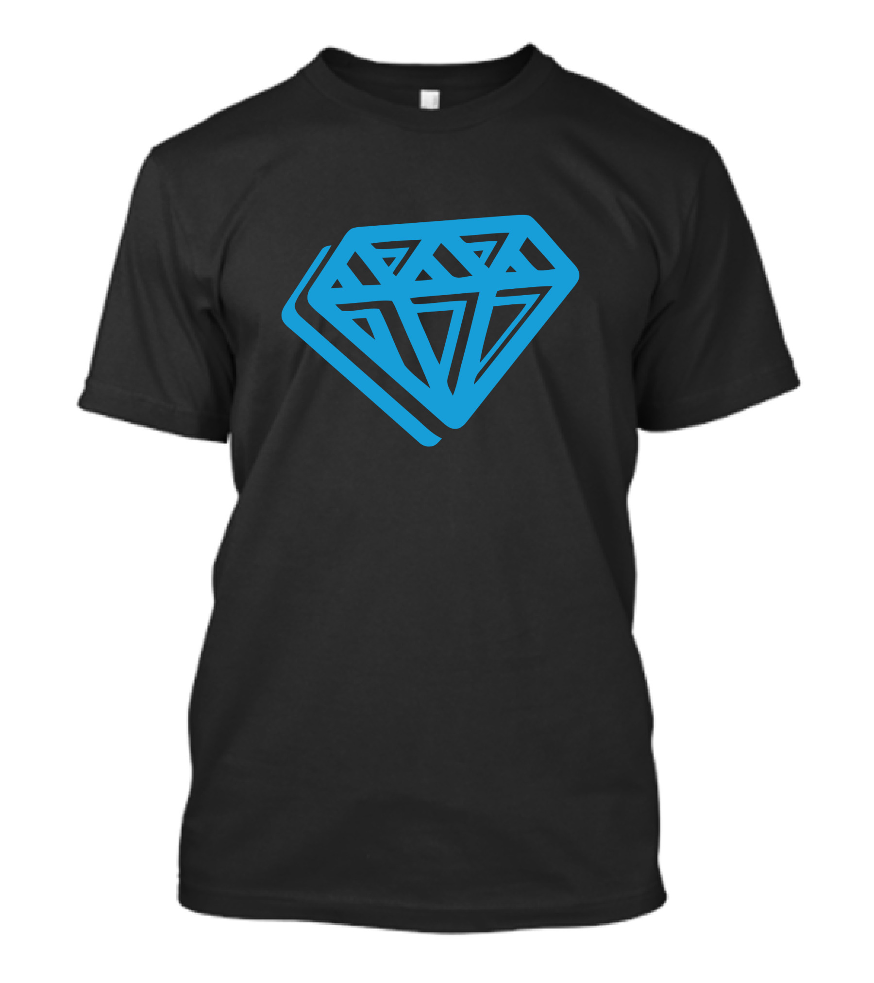 Dantdm Merch Dan Tdm Graffiti Blue Foil Diamond T-Shirt