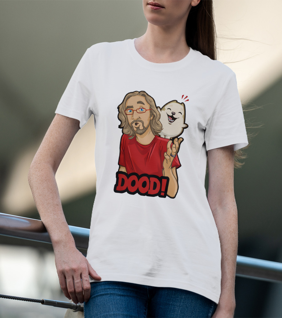 Maximilian Dood Merchandise Featuring Animated Character And Iconic Dood T-Shirt