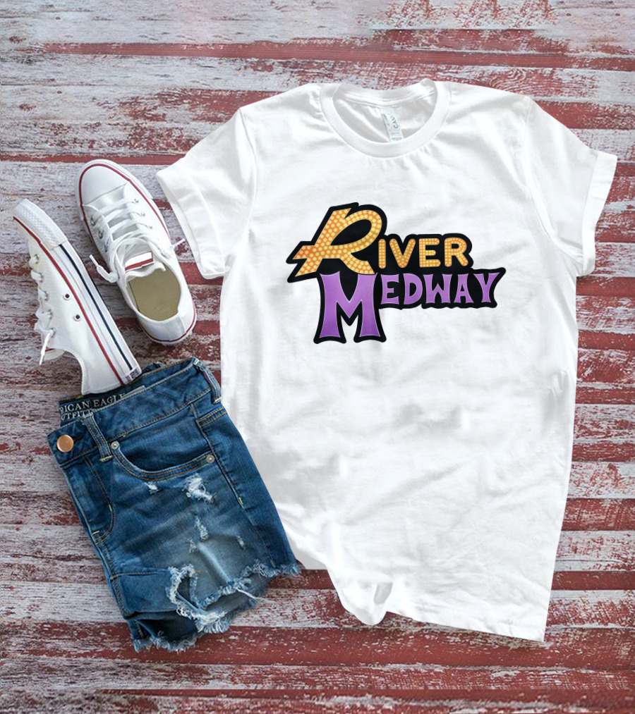 River Medway Merch Shop Bold Lettering T-Shirt