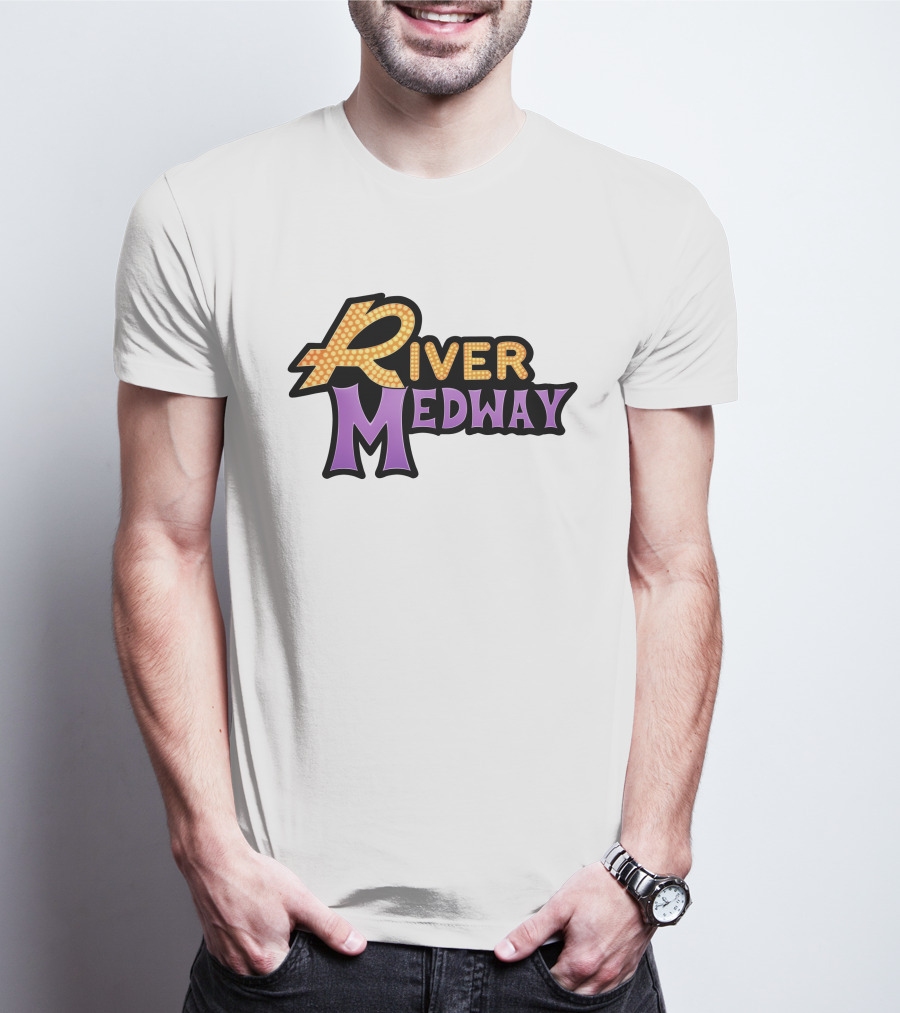 River Medway Merch Shop Bold Lettering T-Shirt