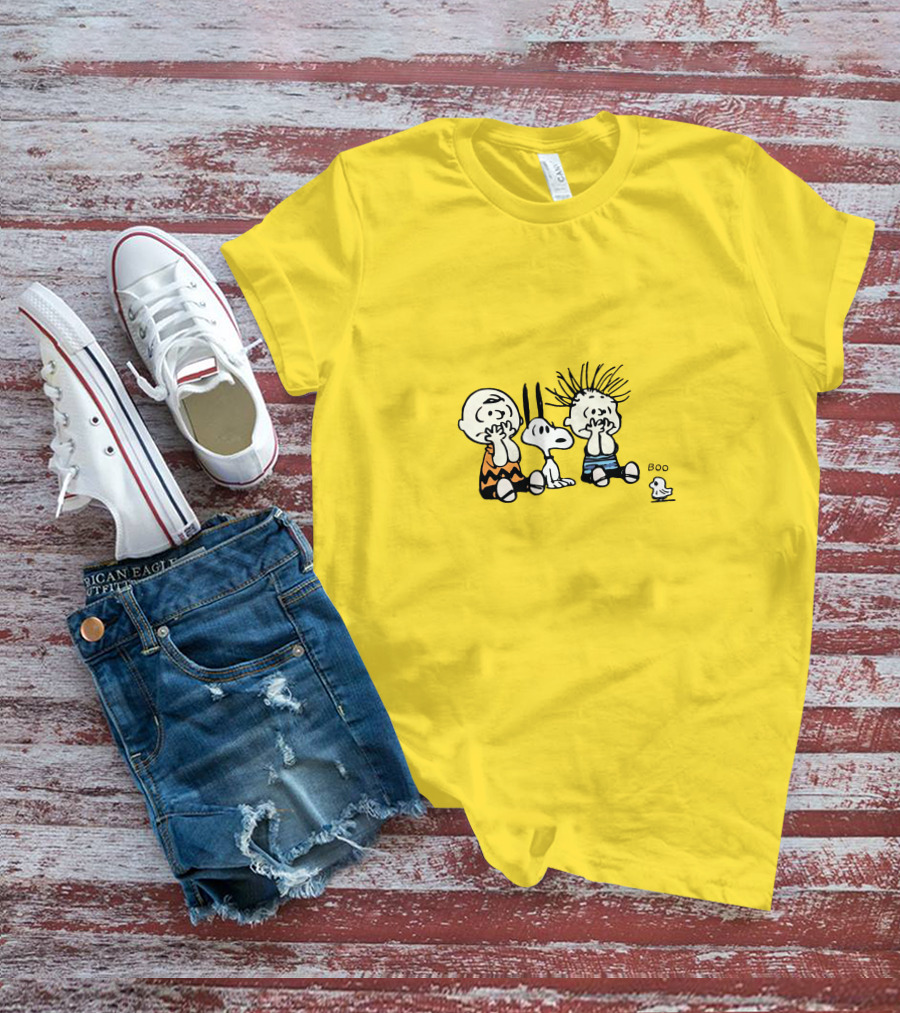 Snoopy Boo Peanuts Charlie Brown Woodstock Collection T-Shirt
