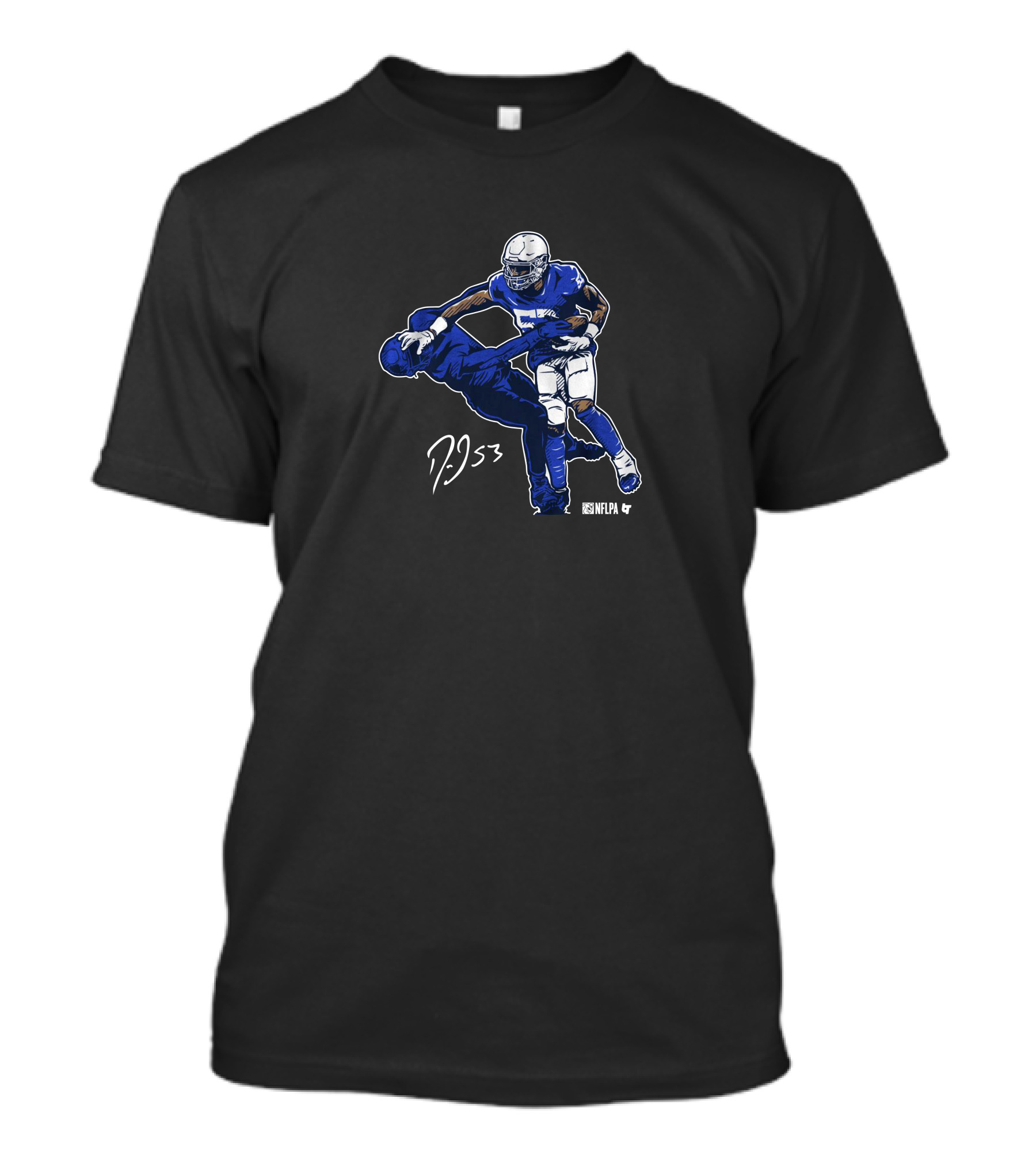 Darius Leonard NFLPA Stiff Arm 53 Sports T-Shirt