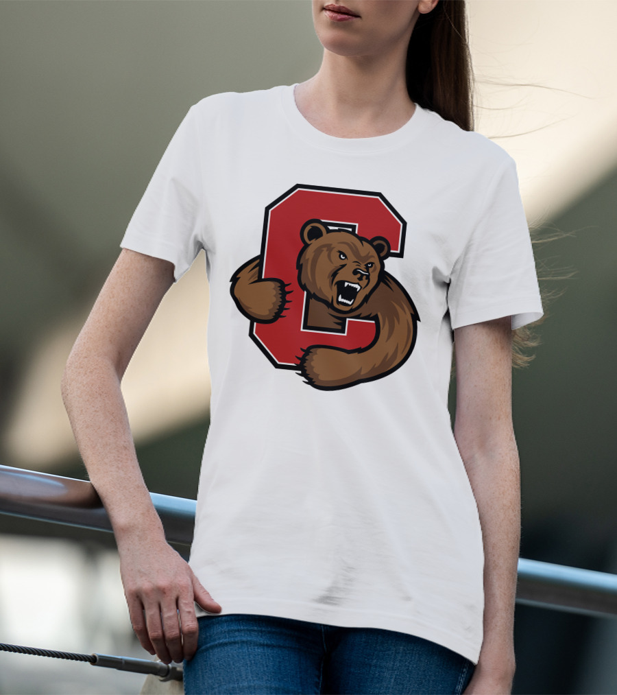 Cornell Big Red Bear Logo C T-Shirt