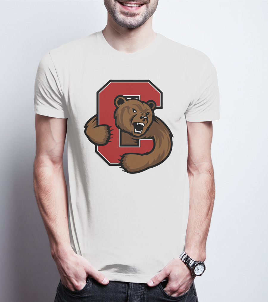 Cornell Big Red Bear Logo C T-Shirt