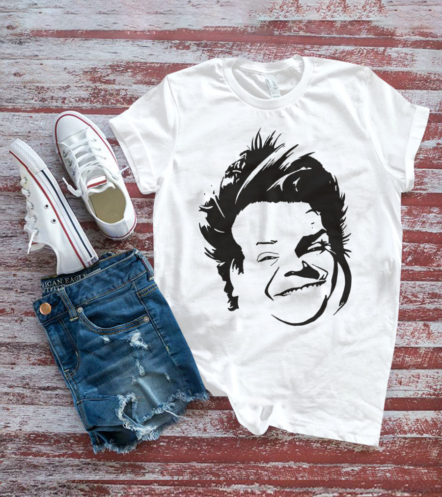 Chris Farley Sketch Face Stencil T-Shirt