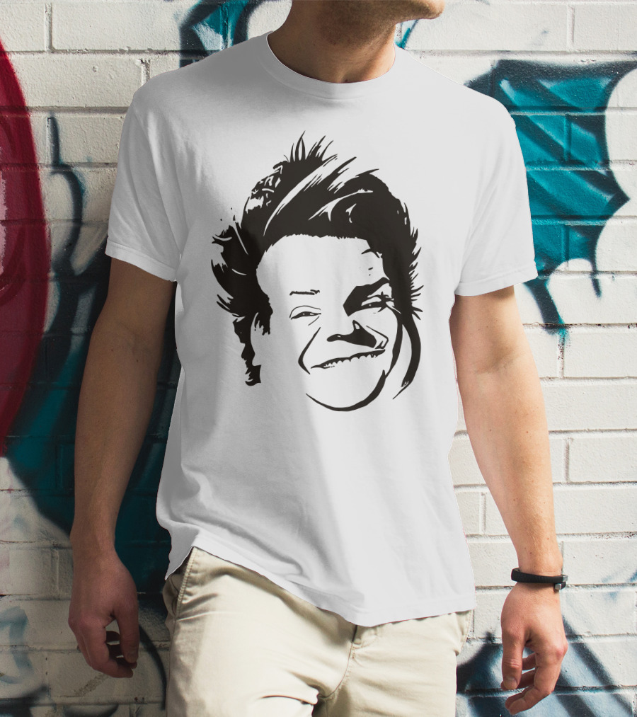 Chris Farley Sketch Face Stencil T-Shirt