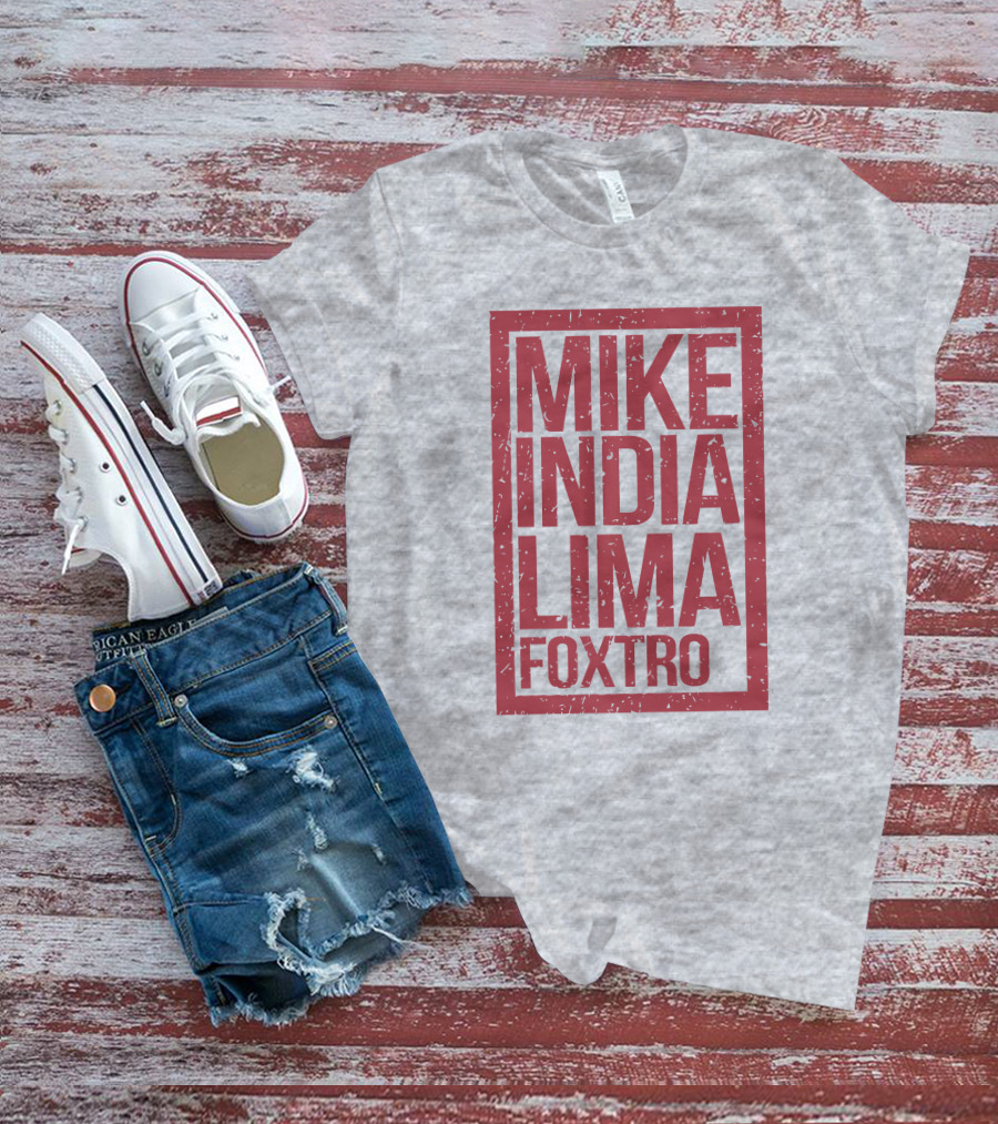 Mike India Lima Foxtrot Phonetic Alphabet 패션 티셔츠 Inspiration T-Shirt