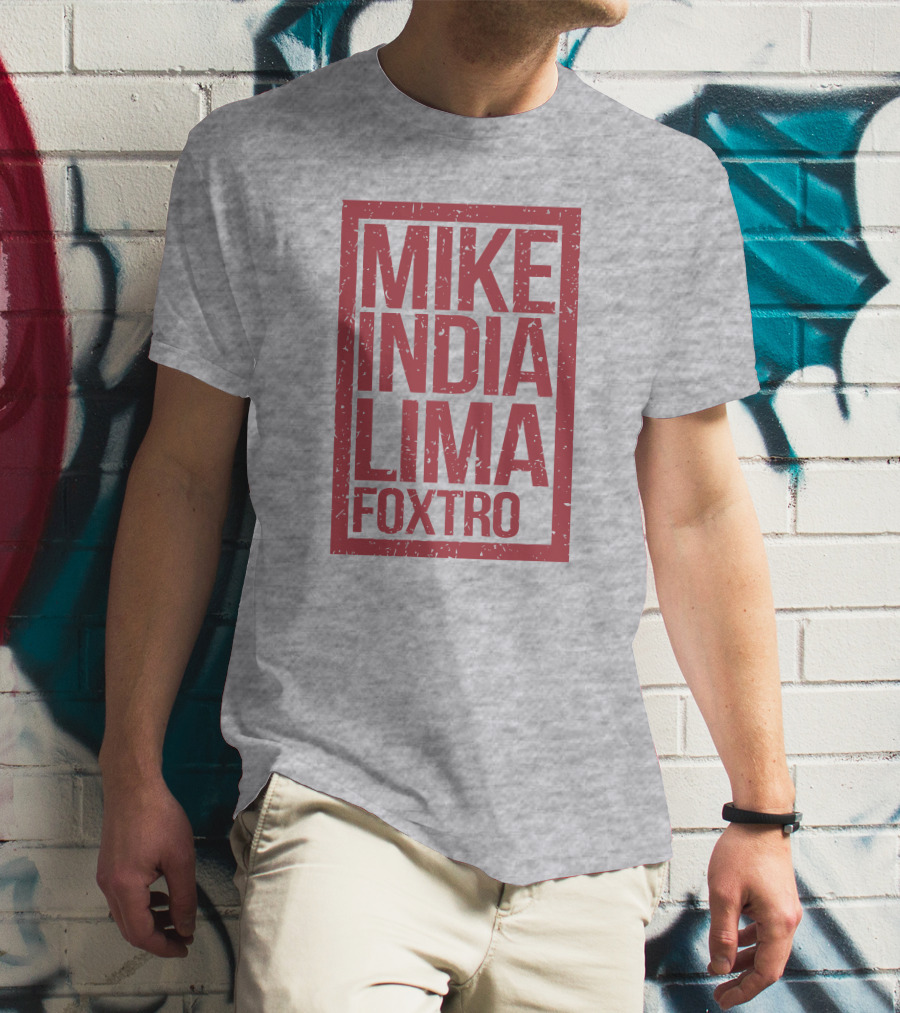 Mike India Lima Foxtrot Phonetic Alphabet 패션 티셔츠 Inspiration T-Shirt