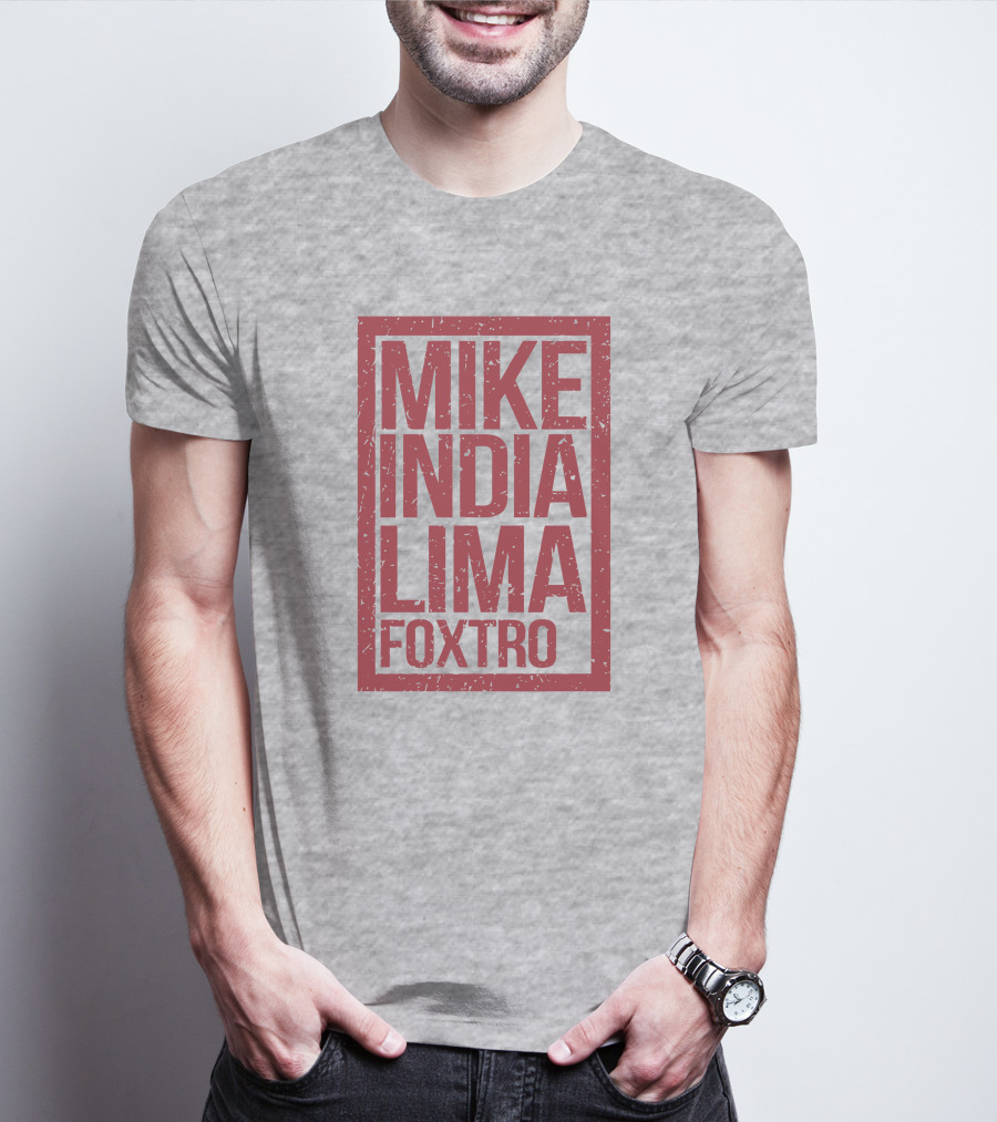 Mike India Lima Foxtrot Phonetic Alphabet 패션 티셔츠 Inspiration T-Shirt