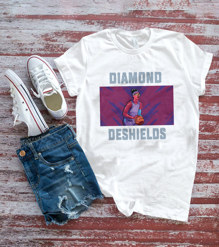 Diamond Deshields Basketball Player T-Shirt