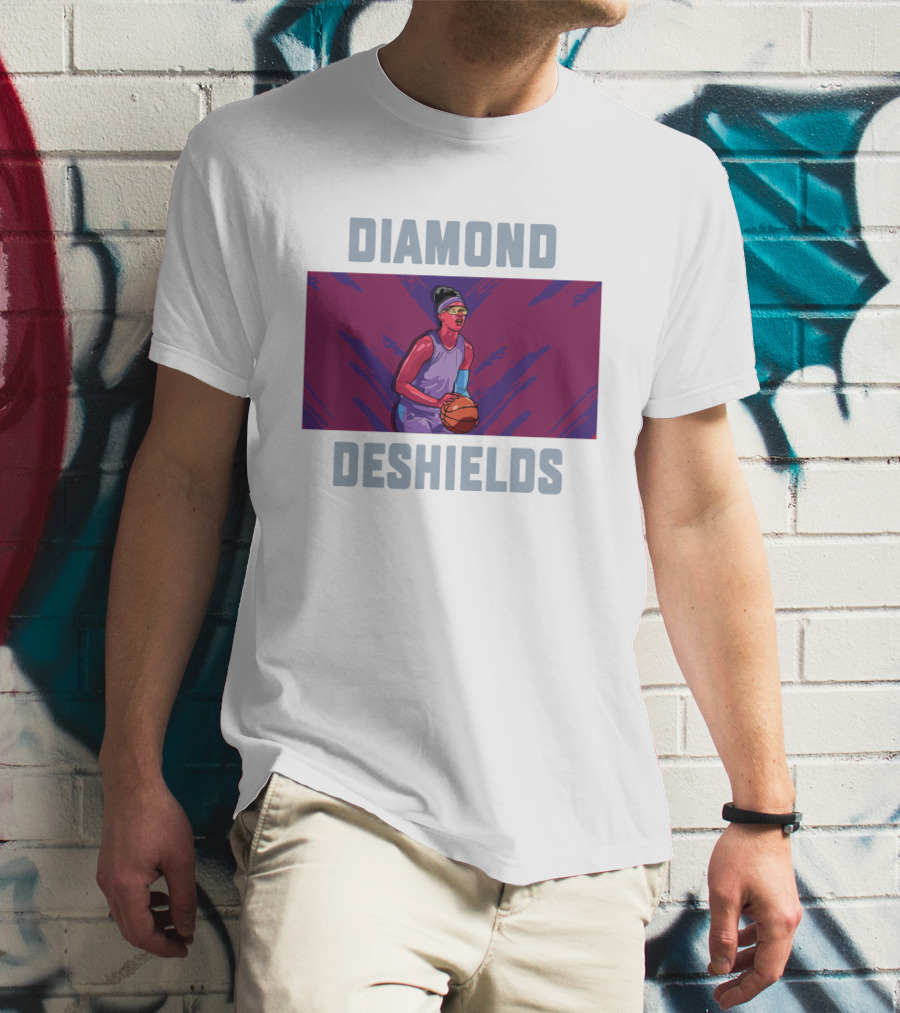 Diamond Deshields Basketball Player T-Shirt