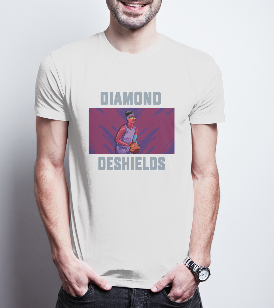 Diamond Deshields Basketball Player T-Shirt