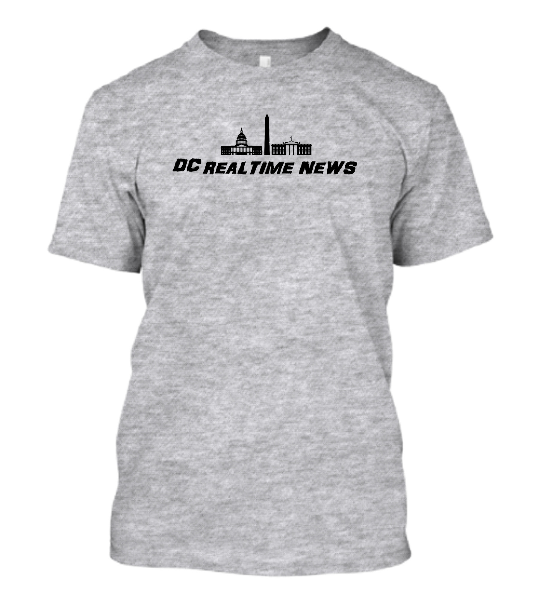 DC Realtime News Capitol White House Washington Monument T-Shirt