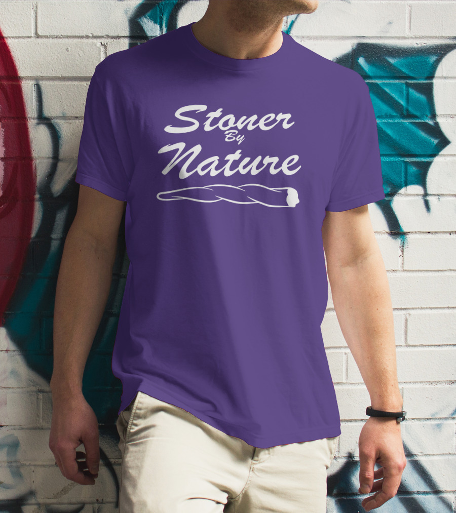 Ymh Merch Stoner By Nature Rolling Joint T-Shirt