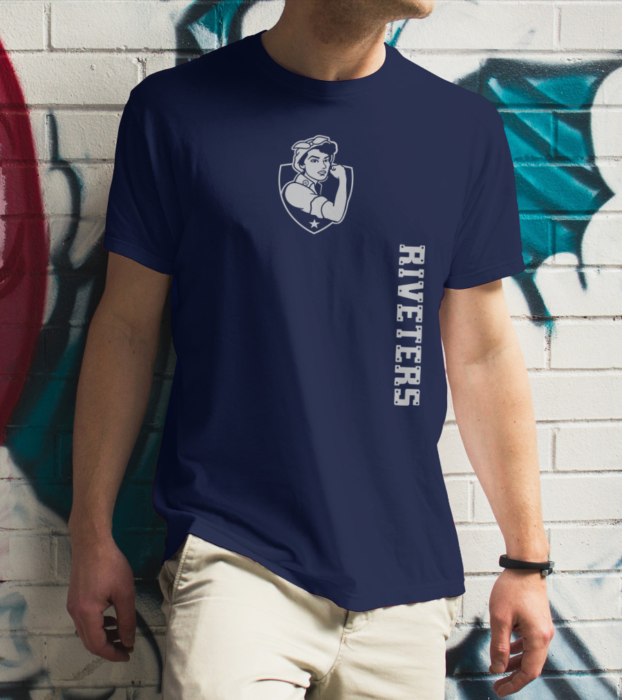 Steel Stretch Riveters Rivetershockeyshop Rosie The Riveter T-Shirt