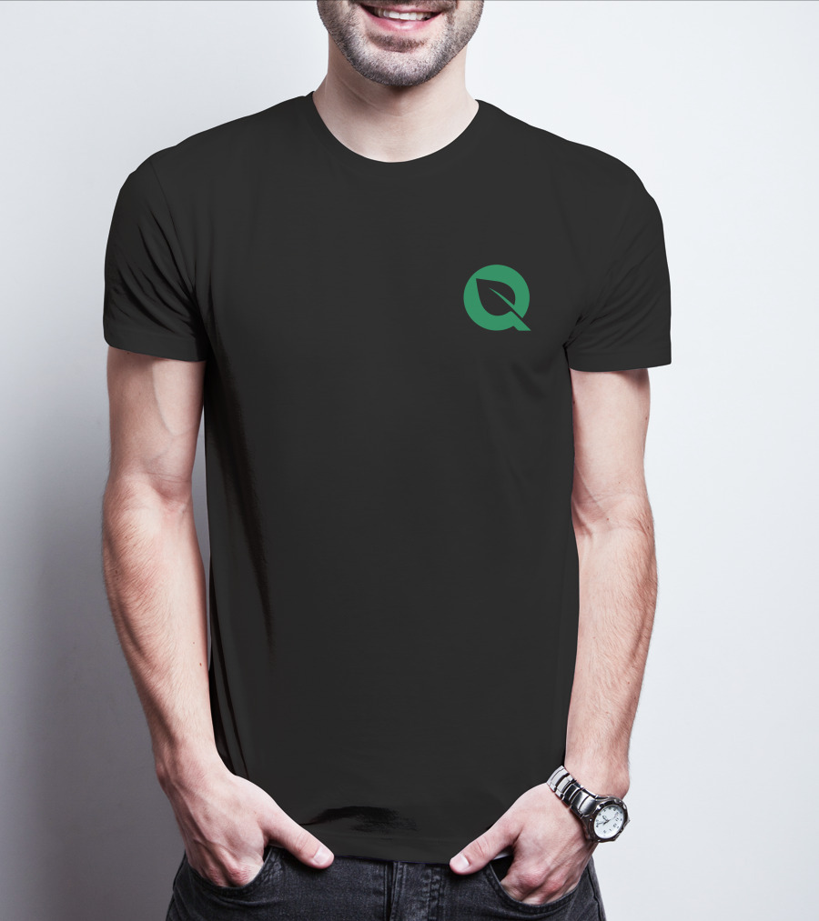 Flyquest Logo Green Leaf T-Shirt