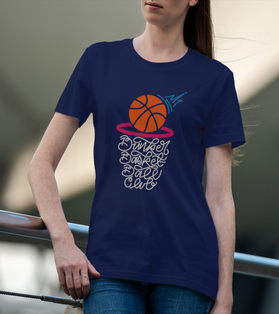 Bunker Branding Basketball Club Ball Net Script T-Shirt