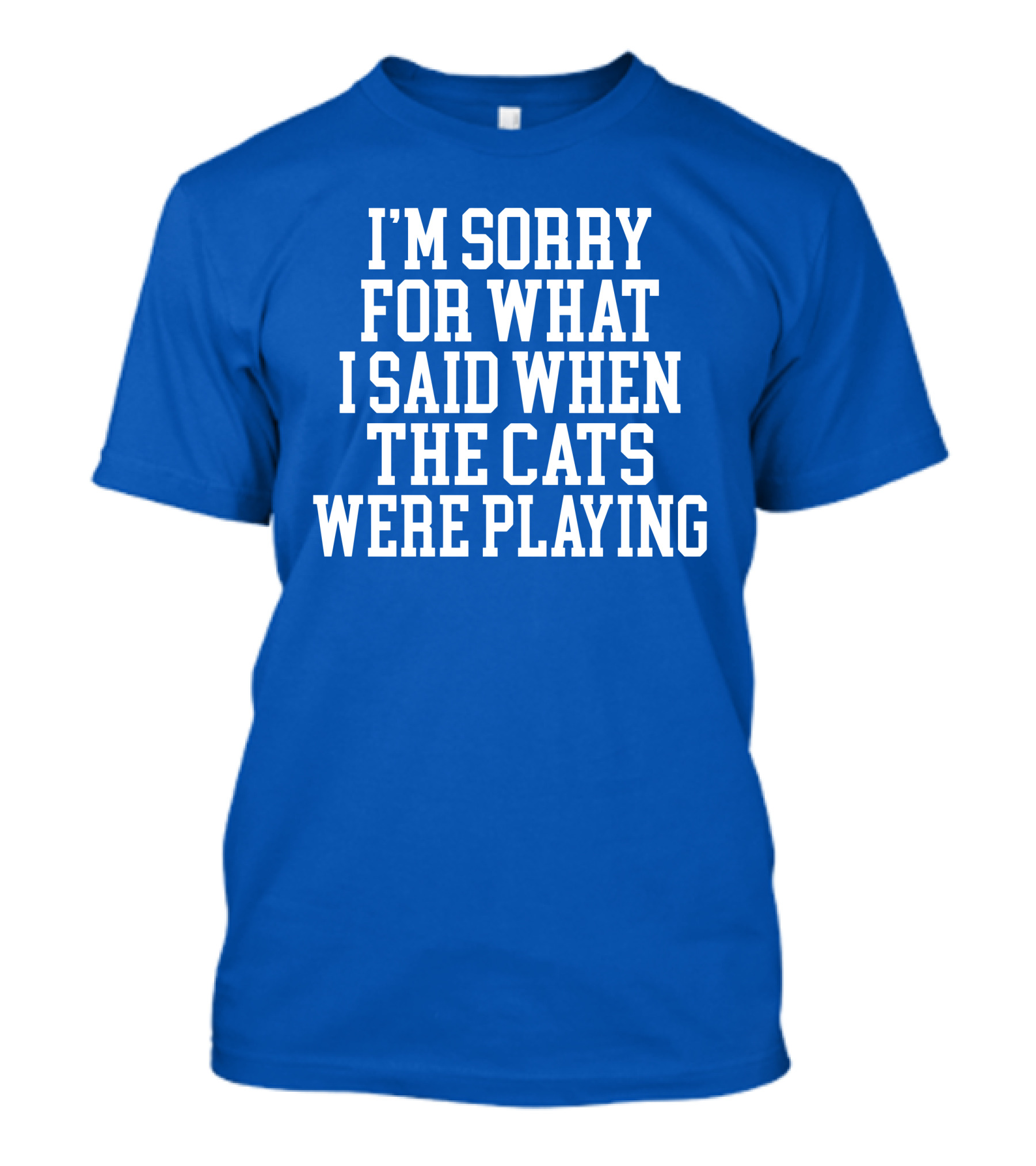 Kentucky For Kentucky I'm Sorry For What I Said When The Cats Were Playing Fan Apology T-Shirt