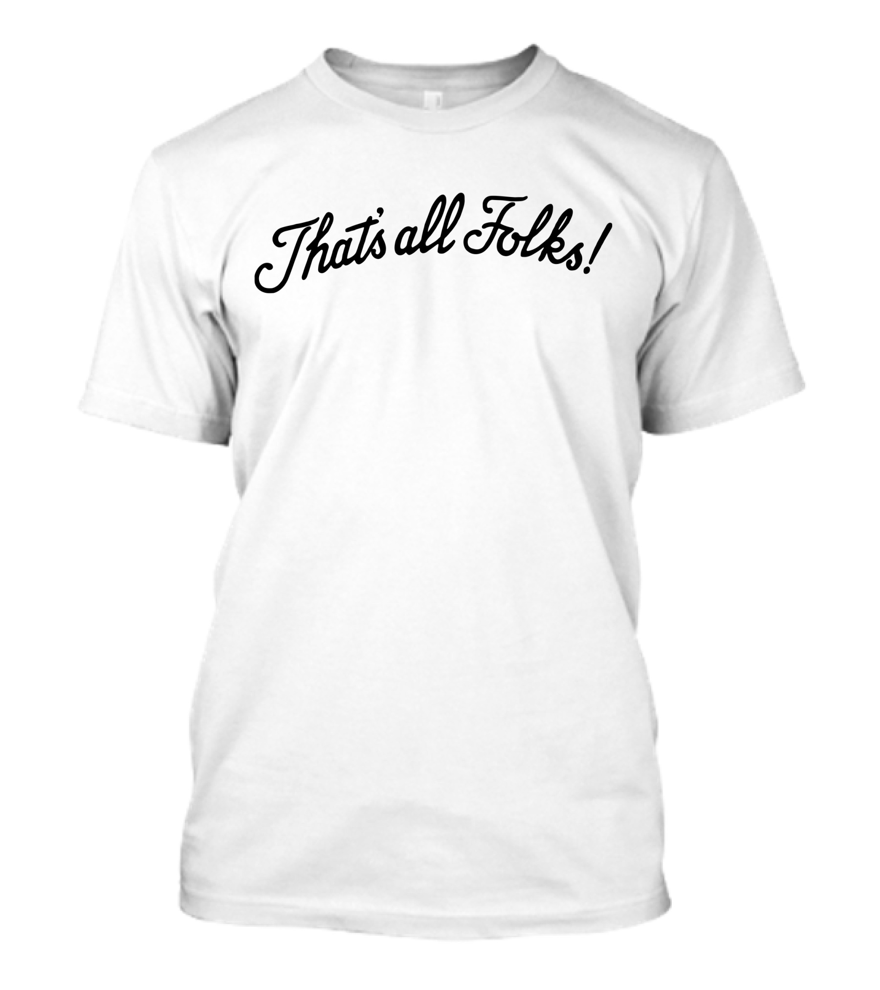 Jeff Asher That's All Folks Anthony Davis T-Shirt