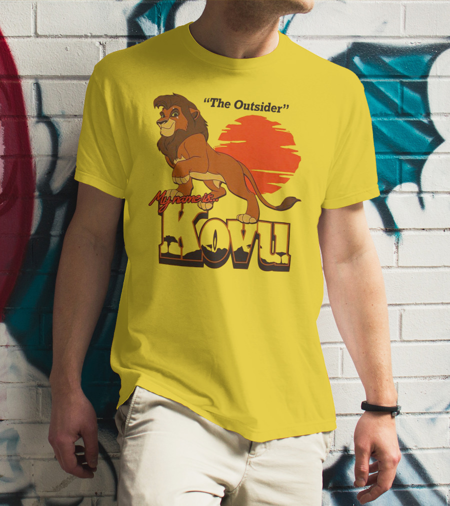 The Outsider My Name Is Kovu Lion King Character T-Shirt