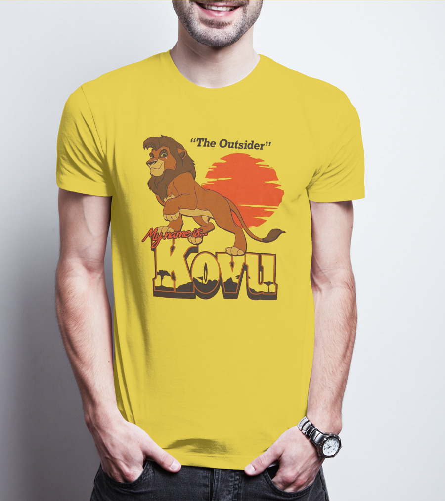 The Outsider My Name Is Kovu Lion King Character T-Shirt