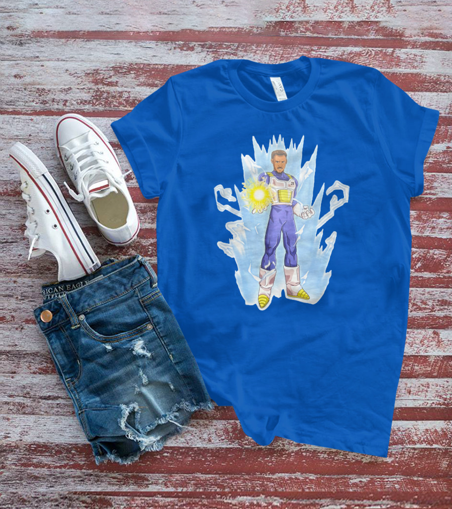 Josh Robbins Daniel Gafford Vegeta Super Saiyan Dragon Ball Z Power-Up T-Shirt
