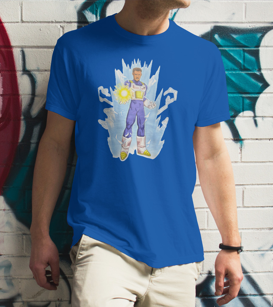 Josh Robbins Daniel Gafford Vegeta Super Saiyan Dragon Ball Z Power-Up T-Shirt