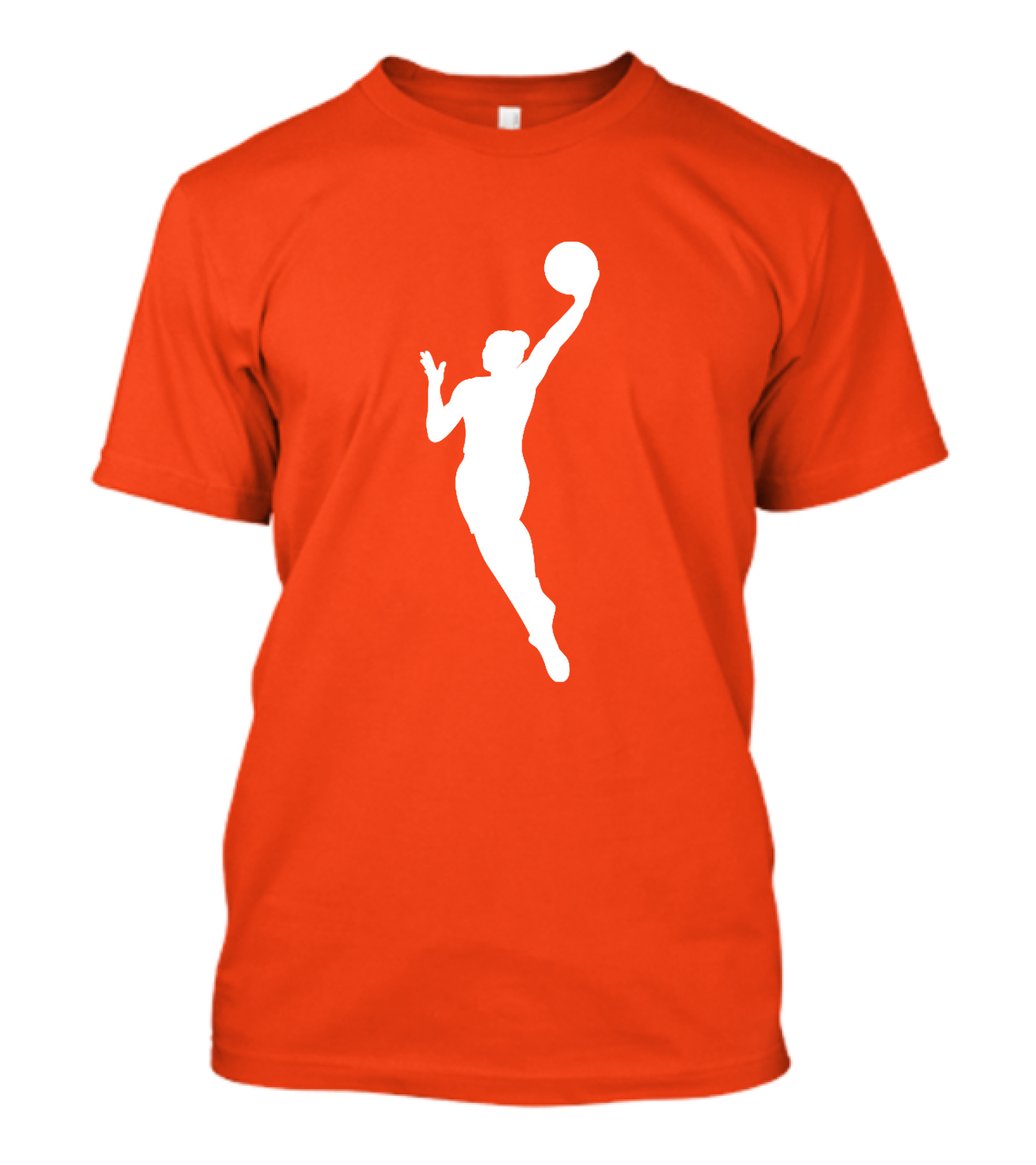 WNBA Orange Basketball T-Shirt