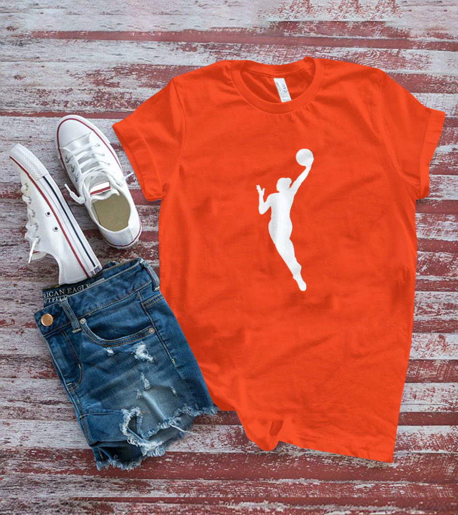WNBA Orange Basketball T-Shirt