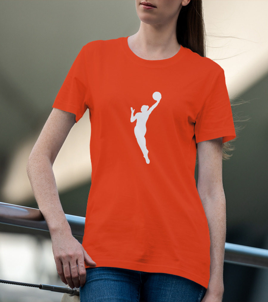 WNBA Orange Basketball T-Shirt