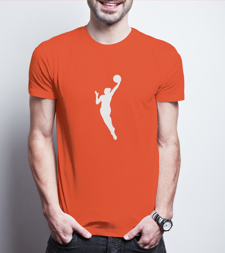 WNBA Orange Basketball T-Shirt