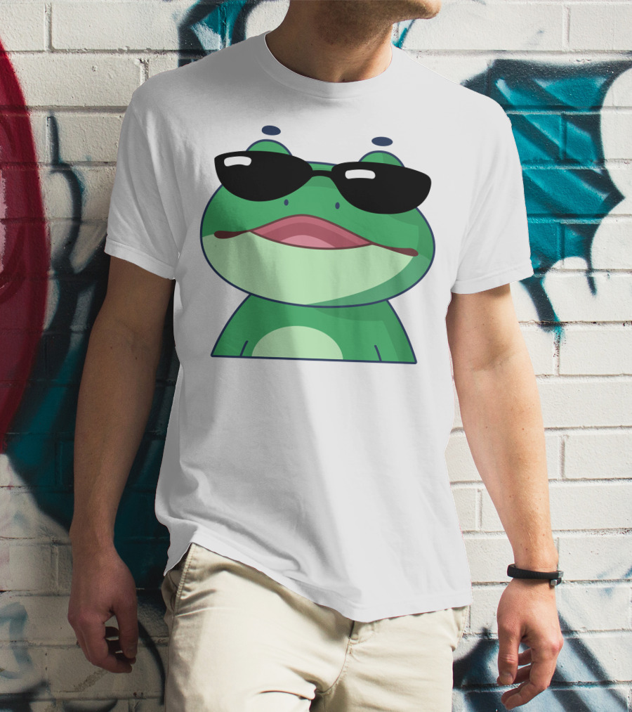 Boomerna Frog With Sunglasses T-Shirt