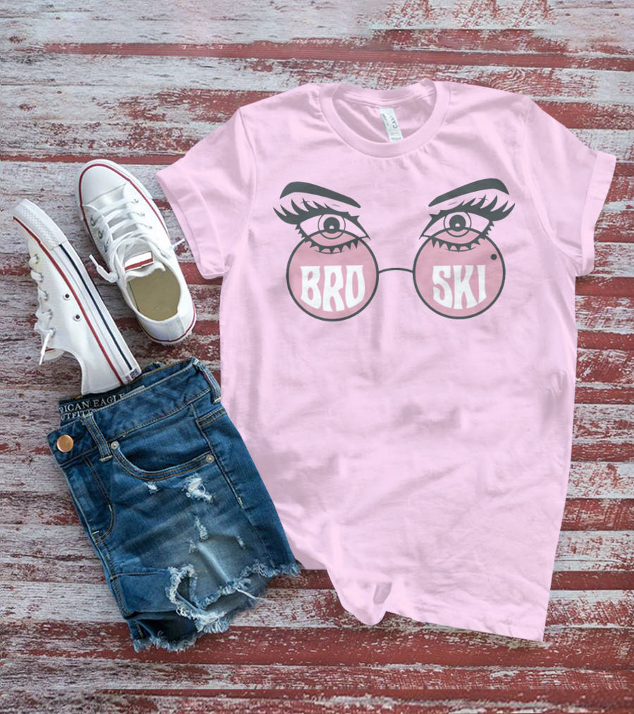 Brittany Broski Bro Ski Eyeglasses T-Shirt