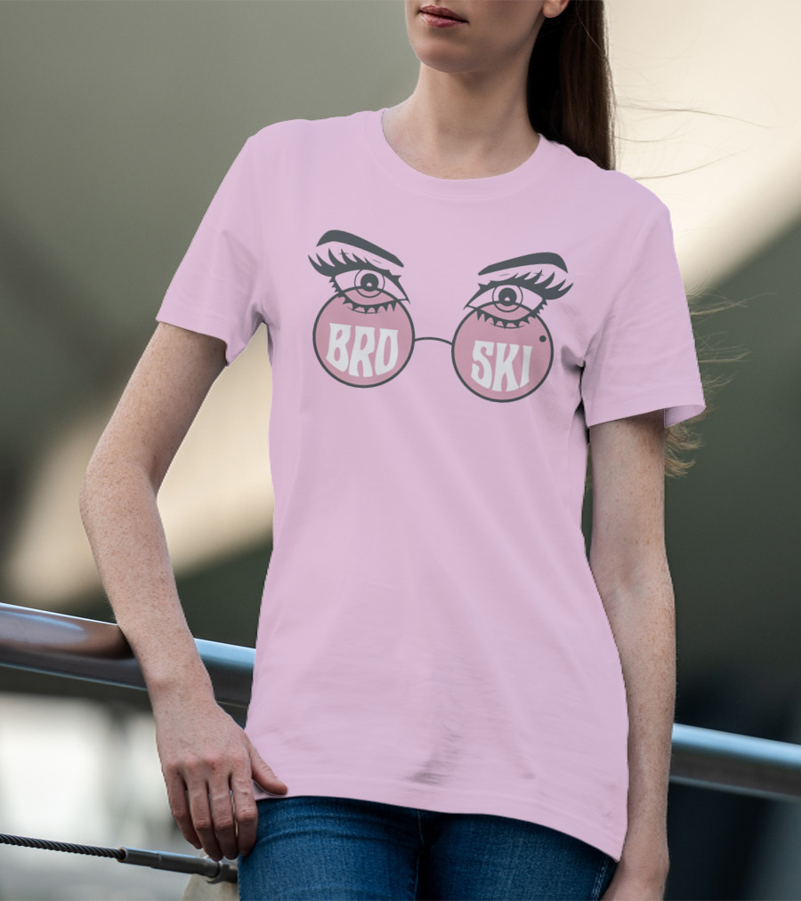 Brittany Broski Bro Ski Eyeglasses T-Shirt