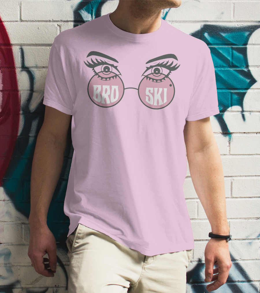 Brittany Broski Bro Ski Eyeglasses T-Shirt