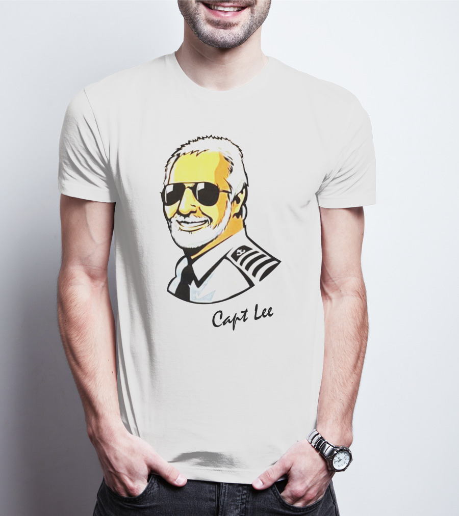 Capt Lee Sunglasses Captain Uniform T-Shirt