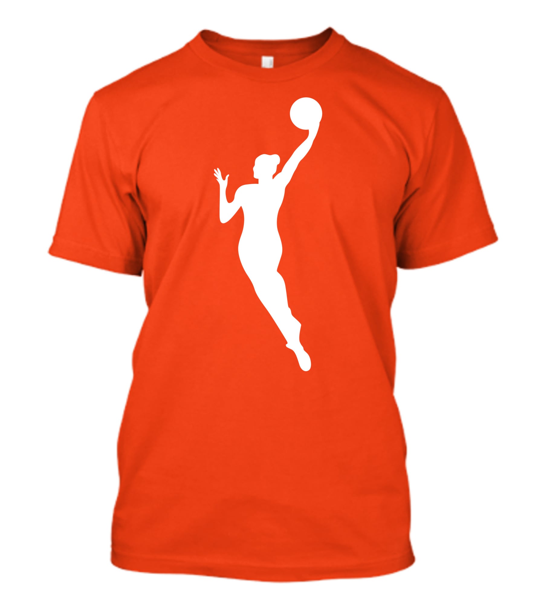 WNBA Jump Shot Icon On T-Shirt