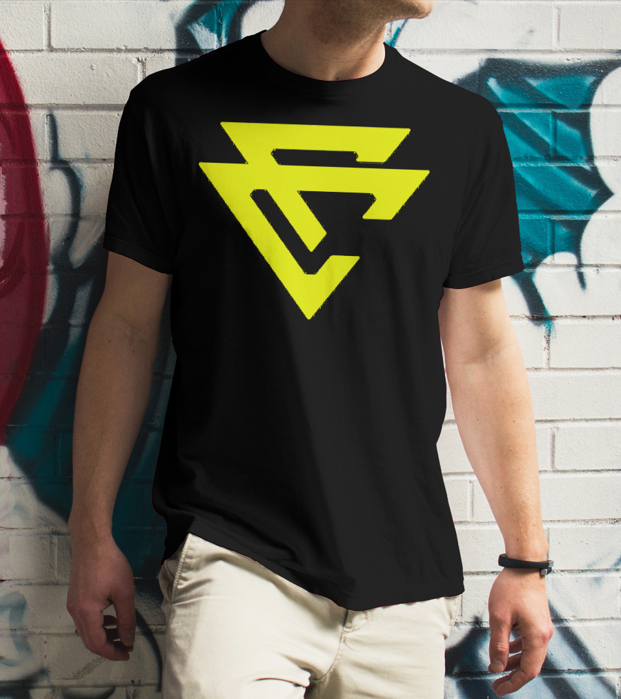 Capron Funk CF Logo Yellow And Black Merch T-Shirt