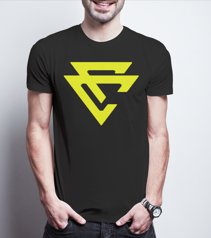 Capron Funk CF Logo Yellow And Black Merch T-Shirt