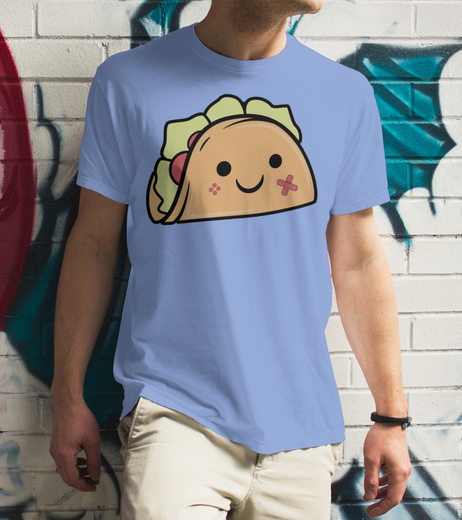 Kawaii Taco Cute Smiley Face Twent4tim Merch T-Shirt