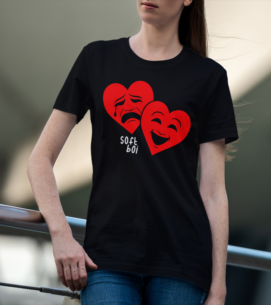 Soft Boi CrankGameplays Merch Heart Faces T-Shirt