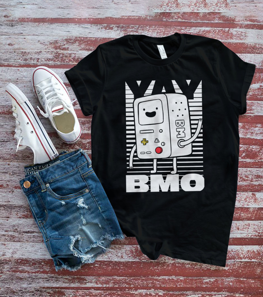Yay BMO Adventure Time Character T-Shirt