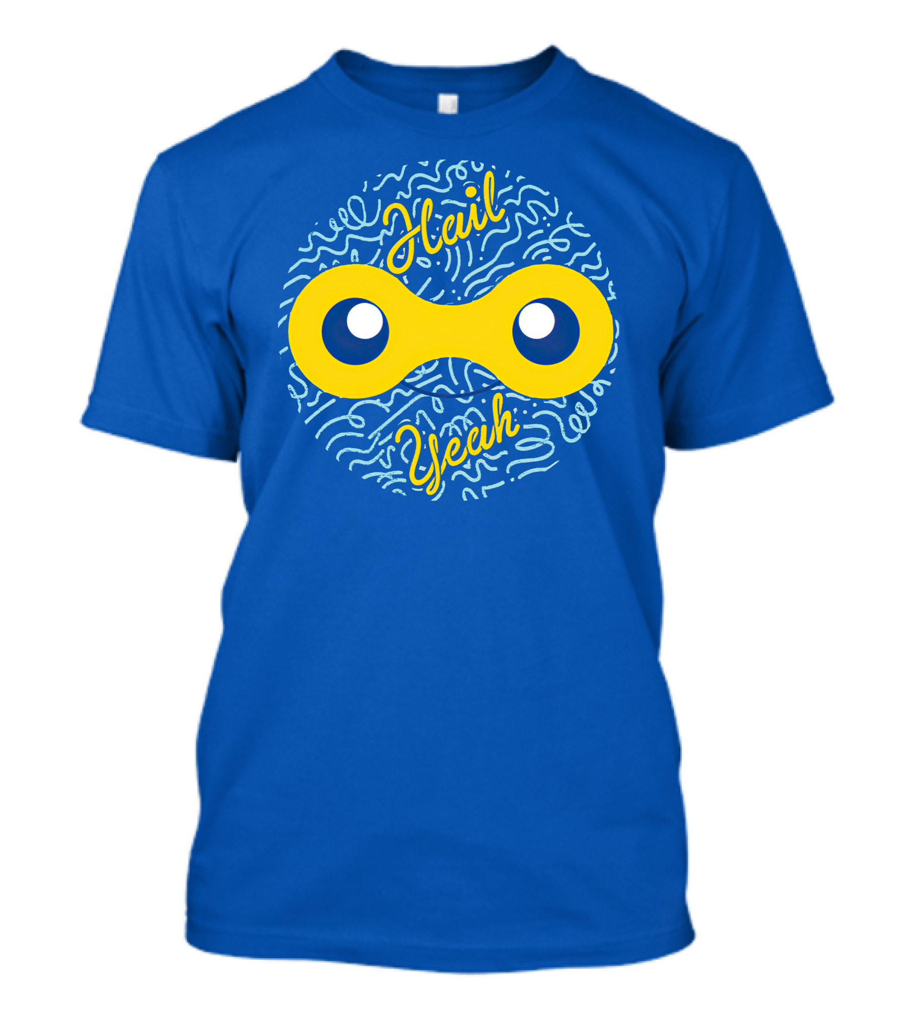 Mandjtv Hail Yeah Yellow Double Eye T-Shirt