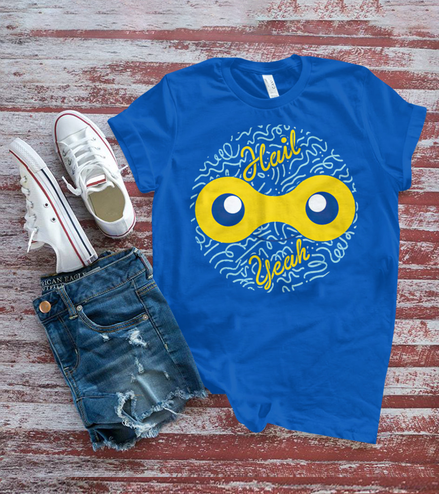 Mandjtv Hail Yeah Yellow Double Eye T-Shirt