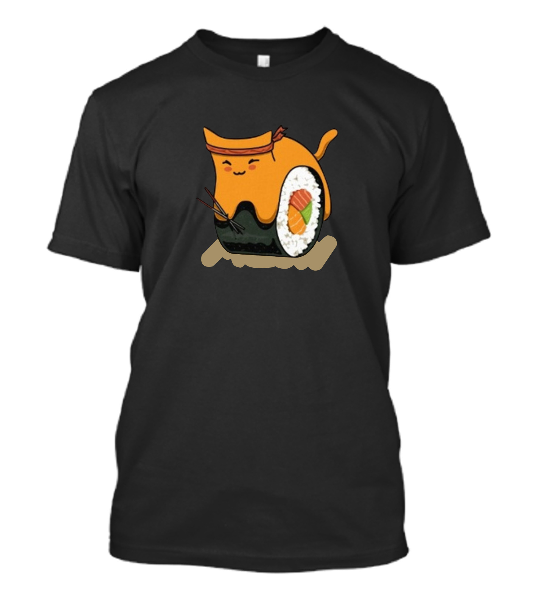 Sodapoppin Shop Sushi Cat Roll T-Shirt