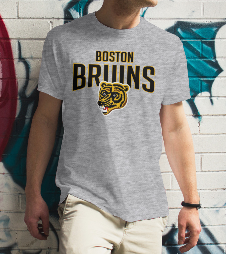 Boston Bruins Classic Vintage Logo Longsleeve T-Shirt
