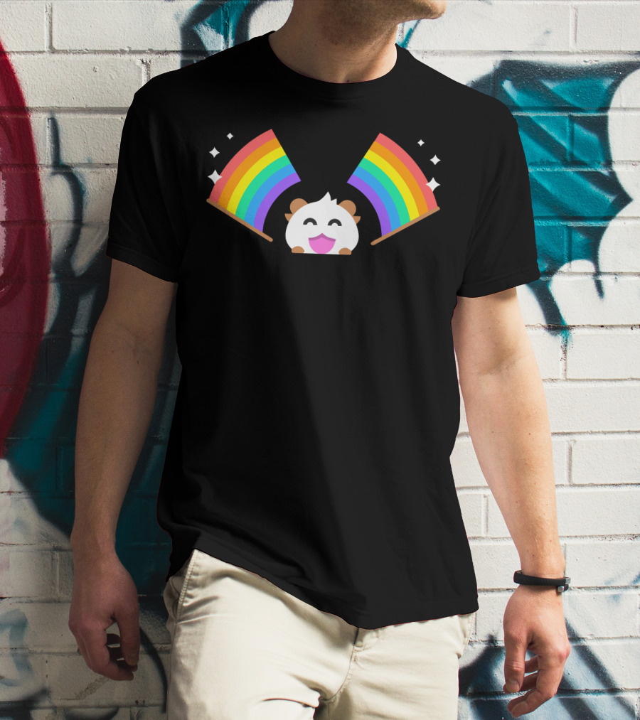 Riot Games Merch Poro Rainbow T-Shirt