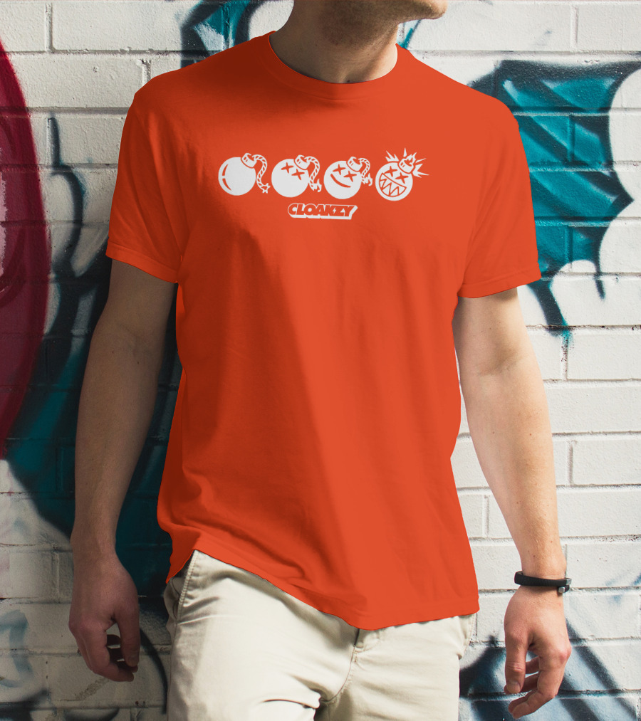 Cloakzy Bomb Icons Explosive Faces T-Shirt