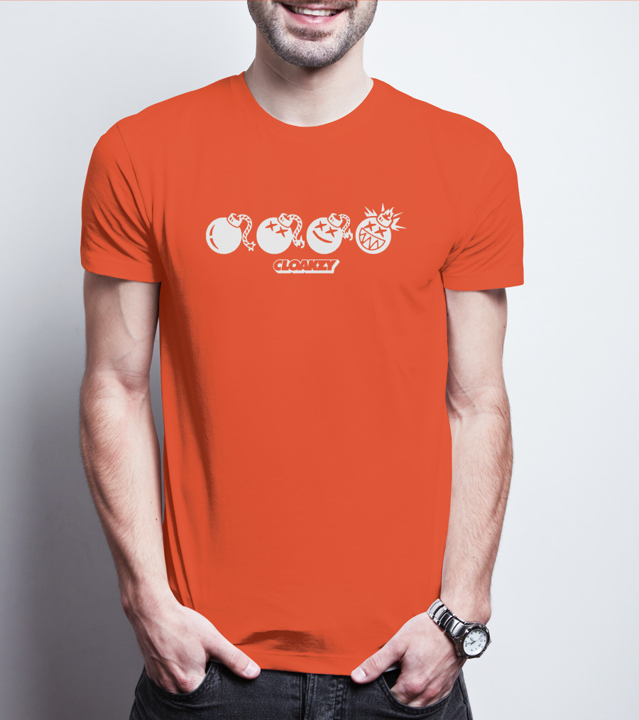 Cloakzy Bomb Icons Explosive Faces T-Shirt