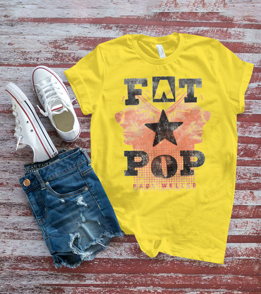 FAT POP Paul Weller Star T-Shirt